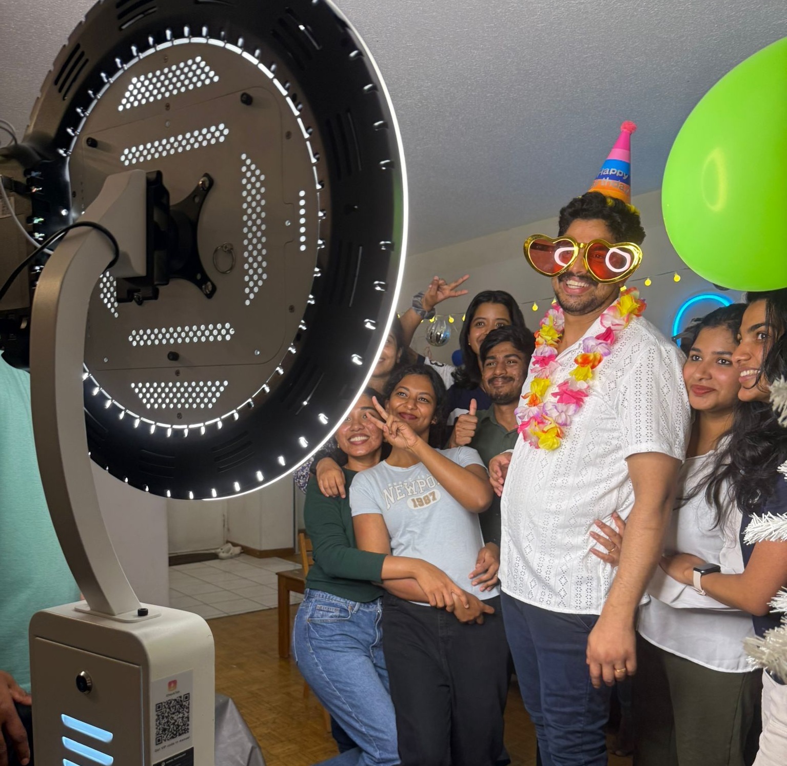 Wedding photo booth